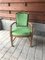 Antiker Grüner Französischer Sessel 1
