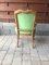 Antiker Grüner Französischer Sessel 2