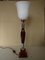 Lámpara de mesa Art Déco de baquelita y vidrio, años 30, Imagen 6