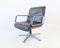 Brauner Leder Delta 2000 Stuhl von Delta Design für Wilkhahn, 1960er 13