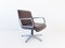 Brauner Leder Delta 2000 Stuhl von Delta Design für Wilkhahn, 1960er 7