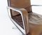 Brauner Leder Delta 2000 Stuhl von Delta Design für Wilkhahn, 1960er 5