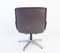 Brown Leather Delta 2000 Chair by Delta Design for Wilkhahn, 1960s 6