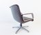 Brauner Leder Delta 2000 Stuhl von Delta Design für Wilkhahn, 1960er 3
