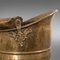 Antique English Brass Fireside Bucket, 1900s 11