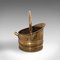 Antique English Brass Fireside Bucket, 1900s 1