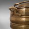 Antique English Brass Fireside Bucket, 1900s, Image 12