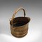 Antique English Brass Fireside Bucket, 1900s, Image 7