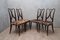 Italian Art Deco Dining Chairs Attributed to Guglielmo Ulrich, 1940s, Set of 4, Image 1