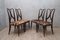 Italian Art Deco Dining Chairs Attributed to Guglielmo Ulrich, 1940s, Set of 4 4