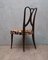 Italian Art Deco Dining Chairs Attributed to Guglielmo Ulrich, 1940s, Set of 4, Image 3