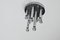 Lampada da soffitto grande ad incasso di Gaetano Sciolari per Boulanger, Italia, anni '60, Immagine 9