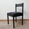 Mid-Century Italian Black Dining Chairs by Vico Magistretti, 1960s, Set of 6 1