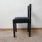 Mid-Century Italian Black Dining Chairs by Vico Magistretti, 1960s, Set of 6 3