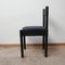 Mid-Century Italian Black Dining Chairs by Vico Magistretti, 1960s, Set of 6, Image 3