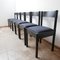 Chaises de Salon Mid-Century Noires par Vico Magistretti, Italie, 1960s, Set de 6 12