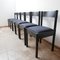 Mid-Century Italian Black Dining Chairs by Vico Magistretti, 1960s, Set of 6 12