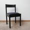 Mid-Century Italian Black Dining Chairs by Vico Magistretti, 1960s, Set of 6 5