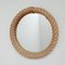 Mid-Century French Rope Cord Mirror by Adrien Audoux & Frida Minet, 1960s, Image 4