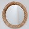 Mid-Century French Rope Cord Mirror by Adrien Audoux & Frida Minet, 1960s 6