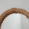 Mid-Century French Rope Cord Mirror by Adrien Audoux & Frida Minet, 1960s, Image 5