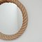 Mid-Century French Rope Cord Mirror by Adrien Audoux & Frida Minet, 1960s 3
