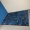 Large German Blue Patterned Expo Rug by Prof. Margret Hildebrand for Anker Teppich, 1950s, Image 1