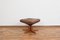 Mid-Century Danish Teak & Leather Ottoman from Berg, 1970s., Image 1