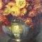 Pintura al óleo de flores, siglo XIX, J. Stappers, Imagen 2