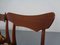 Danish Teak Dining Chairs by Schiønning & Elgaard, 1960s, Set of 4 16