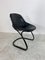 Italian Black Leather & Steel Sabrina Chair by Gastone Rinaldi for Thema, 1970s, Image 1