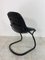 Italian Black Leather & Steel Sabrina Chair by Gastone Rinaldi for Thema, 1970s 3