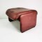 Swiss Leather Pouf from de Sede, 1980s 3