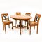 Austrian Biedermeier Dining Chairs, Early 19th Century, Set of 4 10