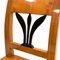Austrian Biedermeier Dining Chairs, Early 19th Century, Set of 4, Image 9