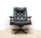 Mid-Century Danish Leather Rosewood Swivel Tilt Armchair, Image 3