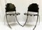 Silver Metal Medusa Chairs from Studio Tetrark, 1960s, Italy, Set of 4 4