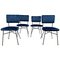 Chaises Elettra par Studio BBPR pour Arflex, Italie, 1953, Set de 4 1