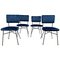 Elettra Chairs by Studio BBPR for Arflex, Italy, 1953, Set of 4, Image 1