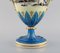 Large Ornamental Vase in Hand Painted Porcelain with Classicist Scenes 4