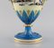 Large Ornamental Vase in Hand Painted Porcelain with Classicist Scenes, Image 4
