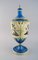 Large Ornamental Vase in Hand Painted Porcelain with Classicist Scenes 5