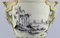 Large Ornamental Vase in Hand Painted Porcelain with Classicist Scenes 7