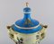 Large Ornamental Vase in Hand Painted Porcelain with Classicist Scenes 2