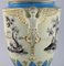 Large Ornamental Vase in Hand Painted Porcelain with Classicist Scenes 6