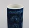 Sarek Vase aus handbemalter glasierter Keramik von Olle Alberius für Rörstrand, 1960er 3