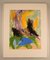 Ivy Lysdal, B 1937, Gouache On Paper, Abstract Modernist Painting, 1992, Imagen 2