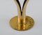 Lily Brass Candlestick by Ivar Ålenius Björk for Ystad Metal, Sweden 4