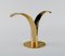 Lily Brass Candlestick by Ivar Ålenius Björk for Ystad Metal, Sweden, Image 3