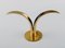 Lily Brass Candlestick by Ivar Ålenius Björk for Ystad Metal, Sweden, Image 2